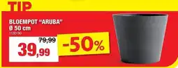 Hubo Bloempot "aruba❞ aanbieding