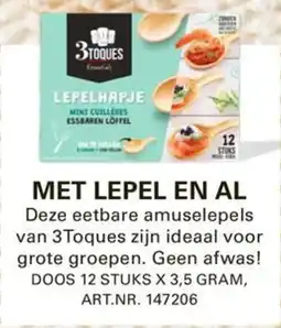Sligro 3Toques Lepelhapje aanbieding