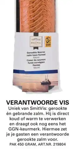 Sligro Gerookte Noorse Zalm haas flamed aanbieding