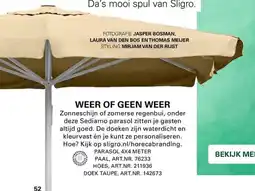 Sligro Weer of Geen Weer aanbieding