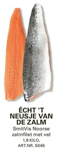 Sligro SmitVis Noorse zalmfilet met vel aanbieding
