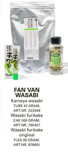 Sligro Fan Van Wasabi aanbieding