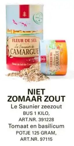 Sligro Niet Zomaar Zout aanbieding