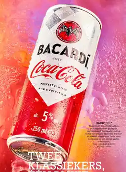 Sligro Bacardi mixed with Coca Cola aanbieding