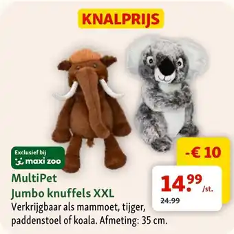 MultiPet Jumbo knuffels XXL
