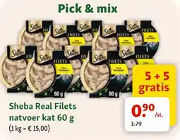 Maxi Zoo Sheba Real Filets natvoer kat aanbieding