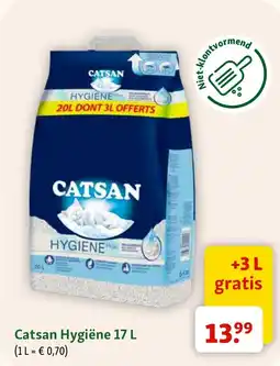 Maxi Zoo Catsan Hygiëne aanbieding