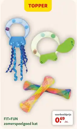 Maxi Zoo Fit + Fun zomerspeelgoed kat aanbieding