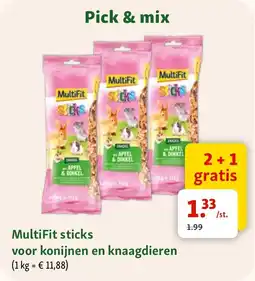 Maxi Zoo MultiFit sticks voor konijnen en knaagdieren aanbieding