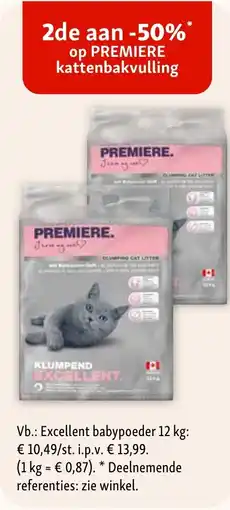Maxi Zoo Premiere kattenbakvulling aanbieding