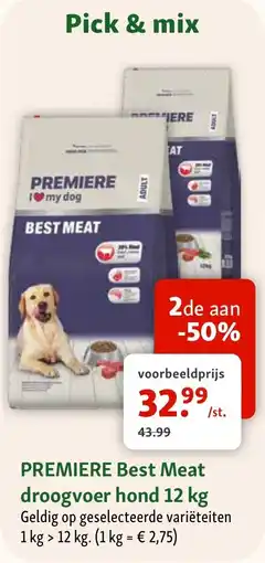 Maxi Zoo Premiere Best Meat Droogvoer hond aanbieding