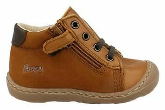 Berca Shoes Bopy Veterschoen Jongens Maat 20/23 Volledig Leder - Cognac aanbieding