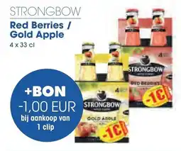 Prik en Tik Strongbow Red Berries / Gold Apple aanbieding