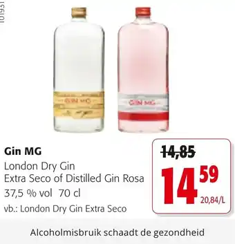 Colruyt Gin MG aanbieding