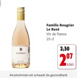 Colruyt Famille Bougrier Le Rosé Vin de France aanbieding