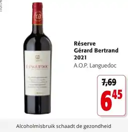 Colruyt Réserve Gérard Bertrand 2021 A.O.P. Languedoc aanbieding