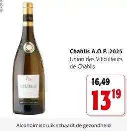 Colruyt Chablis A.O.P. 2025 aanbieding
