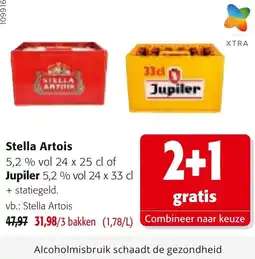 Colruyt Stella Artois of Jupiler aanbieding