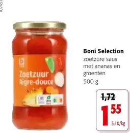 Colruyt Boni Selection zoetzure saus aanbieding