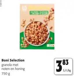 Colruyt Boni Selection granola aanbieding