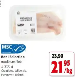 Colruyt Boni Selection roodbaarsfilets aanbieding