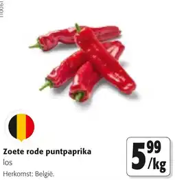 Colruyt Zoete rode puntpaprika aanbieding
