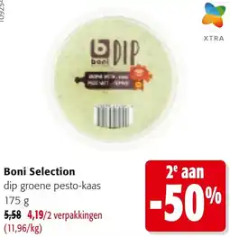 Colruyt Boni Selection dip groene pesto-kaas aanbieding