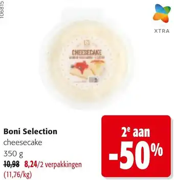 Colruyt Boni Selection cheesecake aanbieding