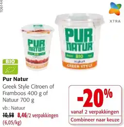 Colruyt Pur Natur aanbieding