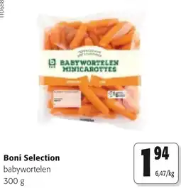 Colruyt Boni Selection babywortelen aanbieding