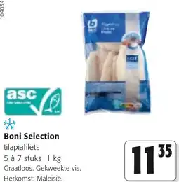 Colruyt Boni Selection tilapiafilets aanbieding