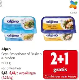 Colruyt Alpro Soya Smeerbaar of Bakken & braden aanbieding