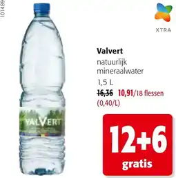 Colruyt Valvert natuurlijk mineraalwater aanbieding