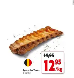 Colruyt Spareribs Texas aanbieding