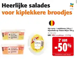 Colruyt Kip curry of andalouse of Kipsalade op Thaise Wijze aanbieding
