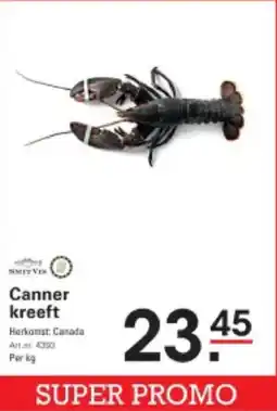 Sligro Canner kreeft aanbieding