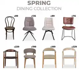 Euroshop Spring dining collection aanbieding