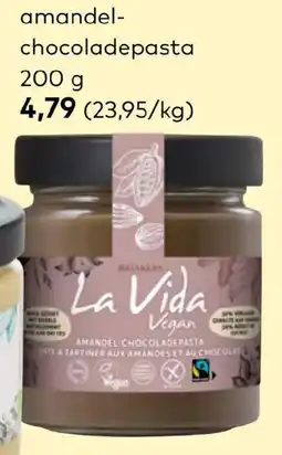 Bio Planet La Vida Vegan amandel chocoladepasta aanbieding