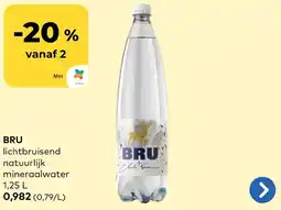 Bio Planet BRU lichtbruisend natuurlijk mineraalwater aanbieding