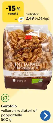 Bio Planet Garofalo radiatori aanbieding