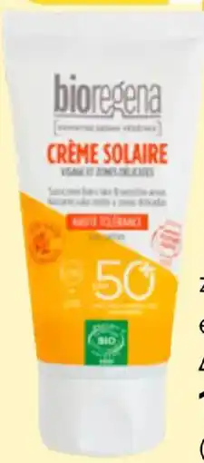 Bio Planet Bioregena zonnecrème gezicht en gevoelige huid aanbieding