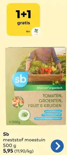 Bio Planet Sb meststof moestuin aanbieding