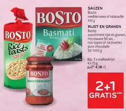 Alvo Sauzen, rijst en granen Bosto aanbieding