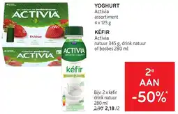 Alvo Yoghurt, kéfir Activia aanbieding