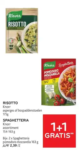 Alvo Risotto , Spaghetteria Knorr aanbieding