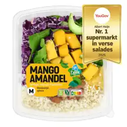 Albert Heijn AH Terra Plantaardige lunchsalade mango amandel aanbieding