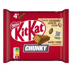 Albert Heijn Kitkat Chunky melkchocolade reep 4-pack aanbieding