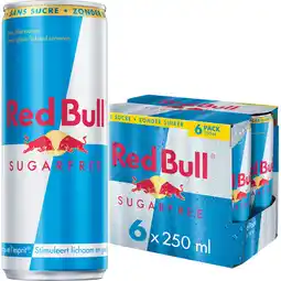 Albert Heijn Red Bull Sugar free 6-pack bel aanbieding