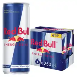 Albert Heijn Red Bull Energy drink 6-pack bel aanbieding