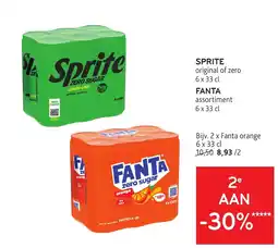 Alvo Sprite en Fanta aanbieding
